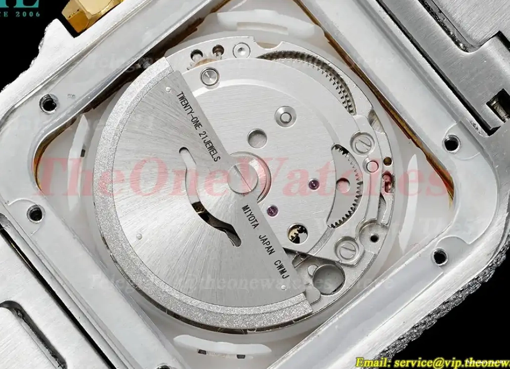 AMG MY9015 40mm Rmn XL SS YG SS Santos Dia 100 Mens 0422
